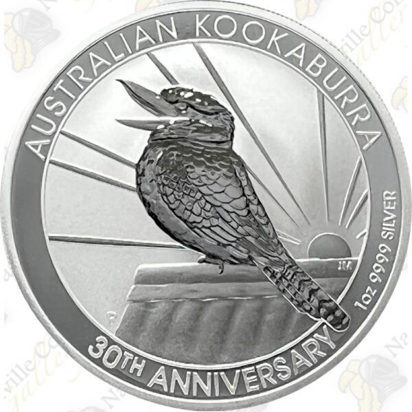 2020 Australian Kookaburra - 30th Anniversary - 1 ounce .9999 Fine Silver