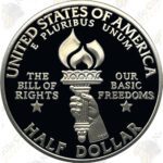 1993 Bill of Rights Commemorative Silver Half Dollar