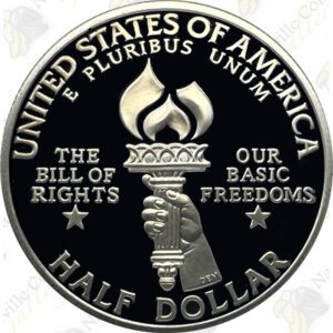 1993 Bill of Rights Commemorative Silver Half Dollar