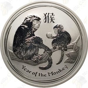 2016 Australia 1/2 oz Lunar Series 2 Year of the Monkey