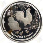 2017 Australia 1 oz Silver Year of the Rooster (Proof)
