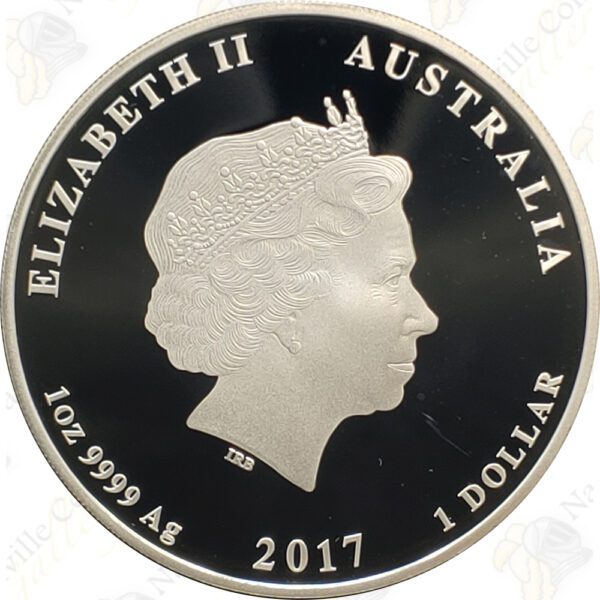 2017 Australia 1 oz Silver Year of the Rooster (Proof)