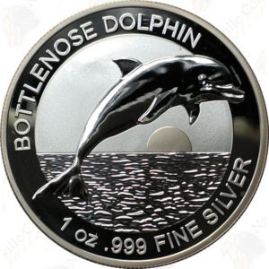2019 Australia 1 oz .999 fine silver Bottlenose Dolphin