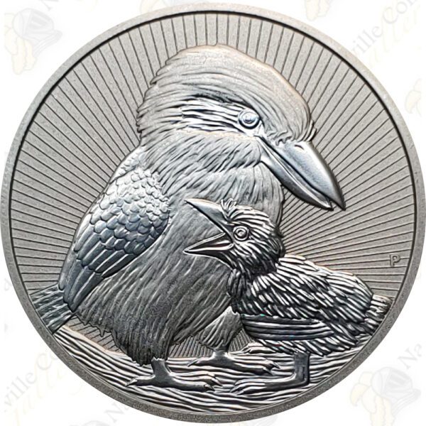 2020 Australia 2 oz .999 fine silver Kookaburra