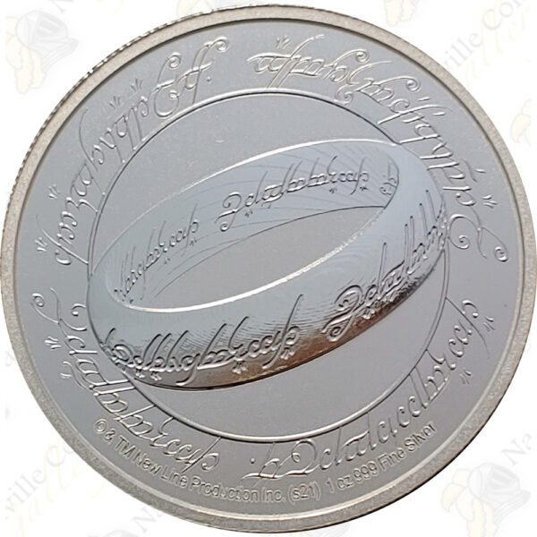 2021 Niue 1 oz silver Lord of the Rings: "The One Ring"