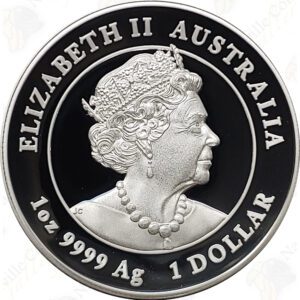 2022 Australia 1 oz .9999 fine silver Year of the Tiger (Proof)