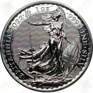 Great Britain Silver Britannia Coins - BU