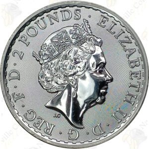 2022 Great Britain 1 oz .999 fine silver Britannia