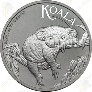 2022 Australian Koala – 1 ounce .999 Fine Silver