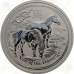 2014 Australia 5-oz Lunar Series 2 Year of the Horse