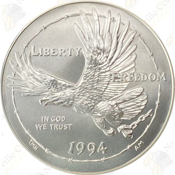 1994-W National POW Museum BU Silver Dollar