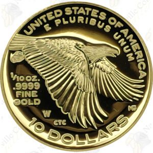 2018-W $10 Gold American Liberty