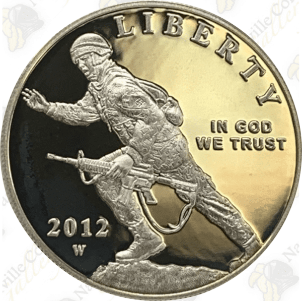 2012 Infantry Soldier Commemorative Proof Silver Dollar