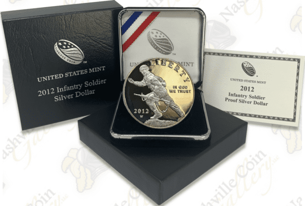 2012 Infantry Soldier Commemorative Proof Silver Dollar