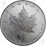 2016 Canada 1 oz. Silver Maple Leaf (Monkey Privy)