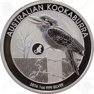 Australian Silver Kookaburra Coins (With Privy Mark)