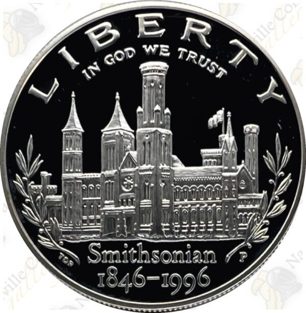1996 Smithsonian Commemorative Proof Silver Dollar