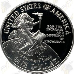 1996 Smithsonian Commemorative Proof Silver Dollar