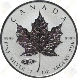 2016 Canada 1 oz. Silver Maple Leaf (Tank Privy)