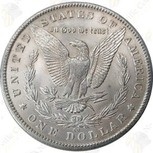 1880-CC Morgan Silver Dollar, Raw Uncirculated