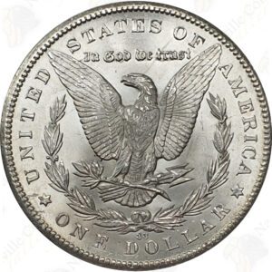 1884-CC Morgan Silver Dollar, Raw Uncirculated