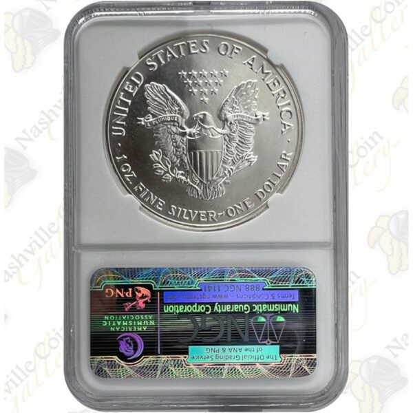 1986 American Silver Eagle - NGC MS69