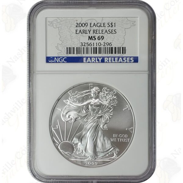 2009 American Silver Eagle -- NGC MS69 Early Releases