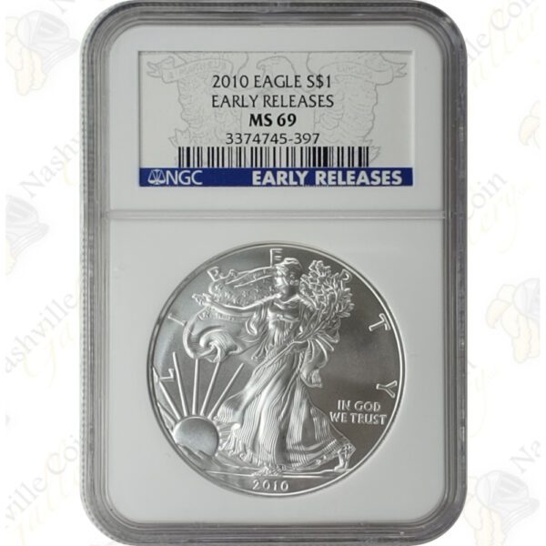 2010 American Silver Eagle -- NGC MS69 Early Releases