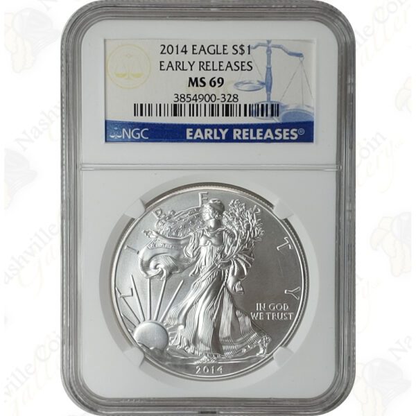 2014 American Silver Eagle -- NGC MS69 Early Releases