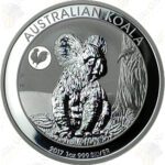 2017 Australia 1 oz .999 fine silver Koala with Rooster Privy