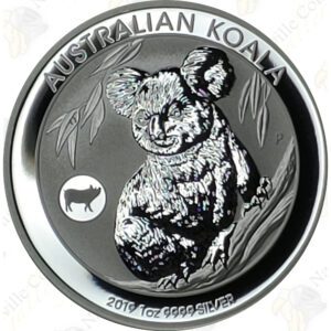 2019 Australia 1 oz .9999 fine silver Koala with Pig Privy
