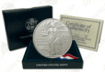 1996-S National Community Service Uncirculated Silver Dollar (Box &amp; COA)