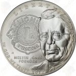 2017 Lions Club Commemorative Uncirculated Silver Dollar