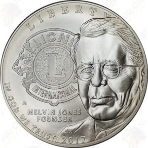 2017 Lions Club Commemorative Uncirculated Silver Dollar