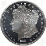 Sunshine Mint 1 oz .999 fine silver "Morgan" round