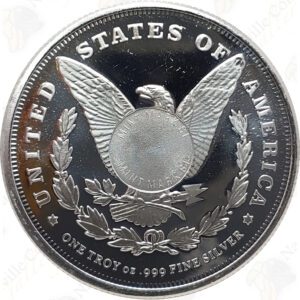 Sunshine Mint 1 oz .999 fine silver "Morgan" round