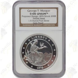George T. Morgan $100 Union 1.5 oz. .999 Silver Coin