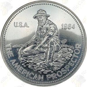 1984 Engelhard "Big E" 1 oz .999 fine silver Prospector