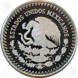 1986 Mexico 1 oz .999 fine silver Proof Libertad