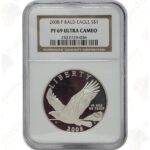 2008 Bald Eagle Commemorative $1, NGC PF69 Ultra Cameo