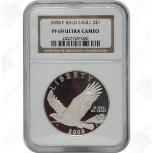 2008 Bald Eagle Commemorative $1, NGC PF69 Ultra Cameo