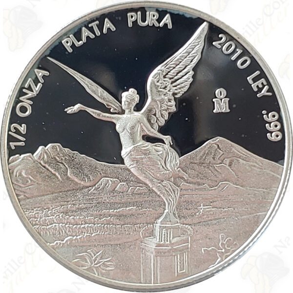 2010 Mexico .999 fine silver 1/2 oz Proof Libertad