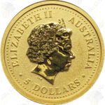 Australia 1/20 oz .9999 fine gold Nugget coin