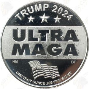 Trump "Return of the Great MAGA King" 1 oz .999 silver round