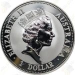 1993 Australia 1 oz .999 fine silver Kookaburra