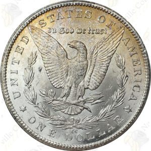 1885-CC Morgan Silver Dollar, Raw Uncirculated