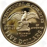 1989 Congressional 3-pc gold and silver commemorative set