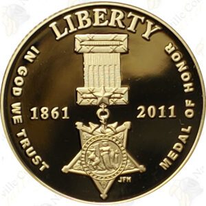 2011 Medal of Honor $5 Gold Proof Commemorative