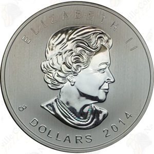 2014 Canada $8 1.5 oz silver Arctic Fox