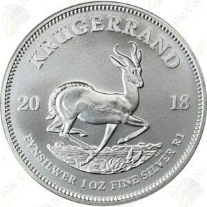 2018 South Africa 1 oz .999 fine silver Krugerrand